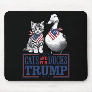 Tapis De Souris Chatons Pour Trump 2024 Chats Et Canards Pour Trum