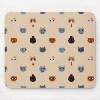 Tapis De Souris Chats à mâchoires supérieures (Double Pearl Lusta)