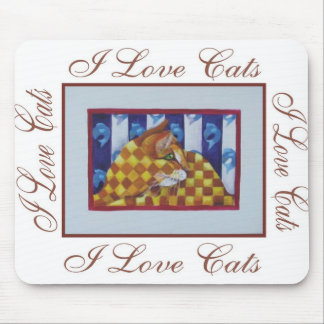 Tapis De Souris Chats d'amour de Graphic2i