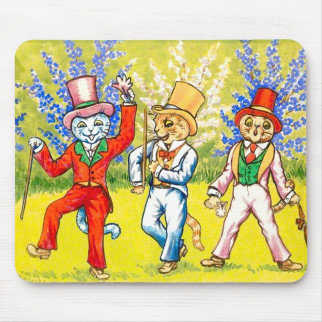 Tapis De Souris Chats dansants (Devant)