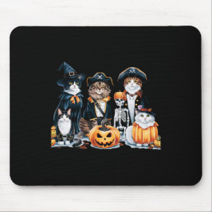 Tapis De Souris Chats En Costumes Automne Saison Halloween Fun Cha