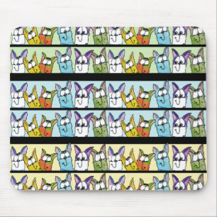 Tapis De Souris Chats Kitty Lineup Colorful
