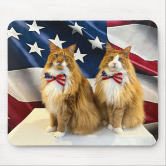 Tapis De Souris Chats patriotiques