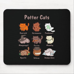 Tapis De Souris Chats Potter Pour Amoureux de les chats