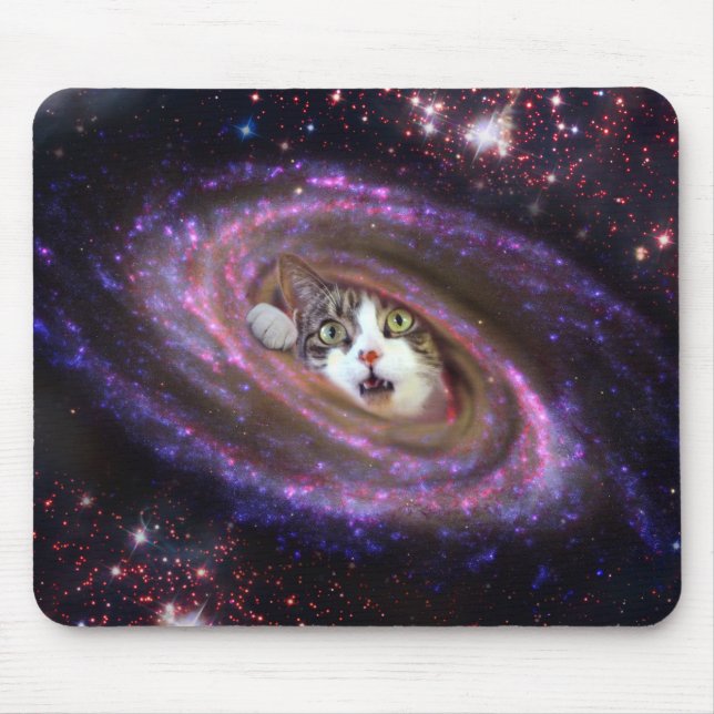 Tapis De Souris Chats spatiaux Galaxy LOL Mousepad (horizontal) (Devant)