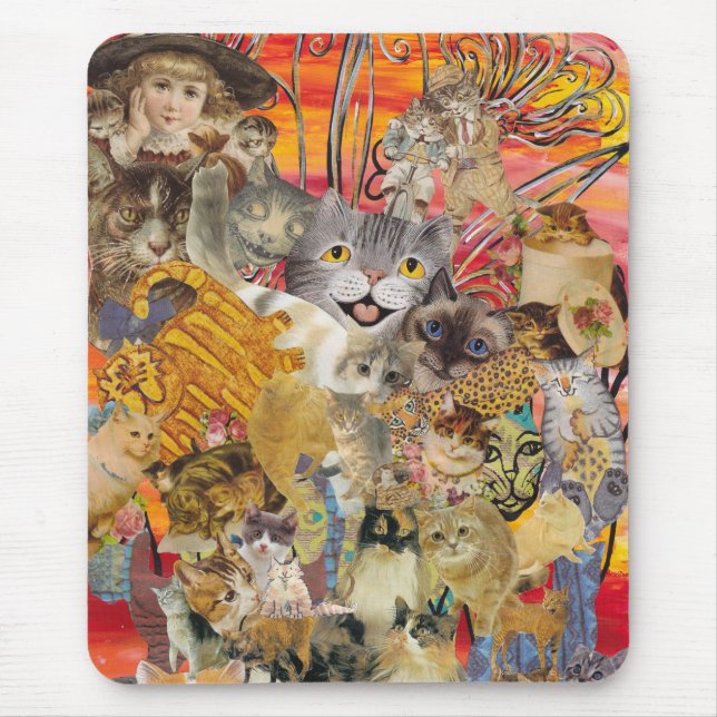 Tapis De Souris Chats un mousepad d'abondance (Devant)