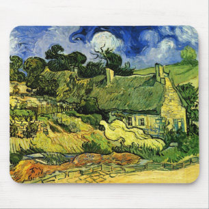 Tapis De Souris Chaumières, Cordeville par Vincent van Gogh