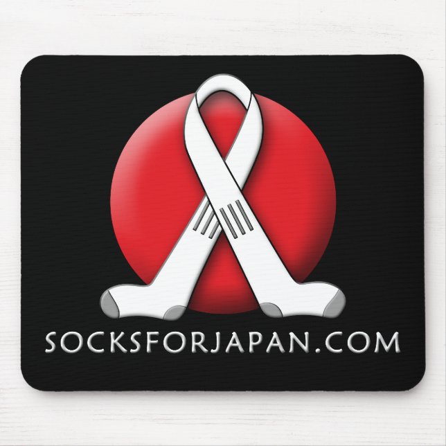 Tapis De Souris Chaussettes pour le Japon Mousepad (Devant)