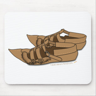 Tapis De Souris Chaussures balkaniques de danse folklorique