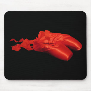 Tapis De Souris Chaussures de Ballet Rouge