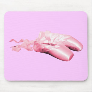 Tapis De Souris Chaussures en Ballet Rose