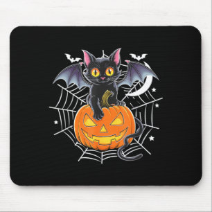 Tapis De Souris Chauve-souris Halloween _ Chauve-souris à ailes de