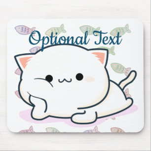 Tapis De Souris Cheeky Kawaii Style Kitten