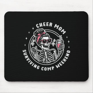 Tapis De Souris Cheer Mom Surviving Comp Weekend Cheerleading Moth