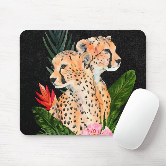 Tapis De Souris Cheetah Bouquet (Avec souris)