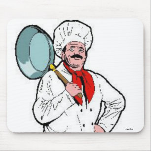 Tapis De Souris Chef Cook Mousepad