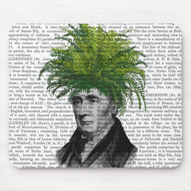 Tapis De Souris Chef du Plante de Fern Head (Devant)