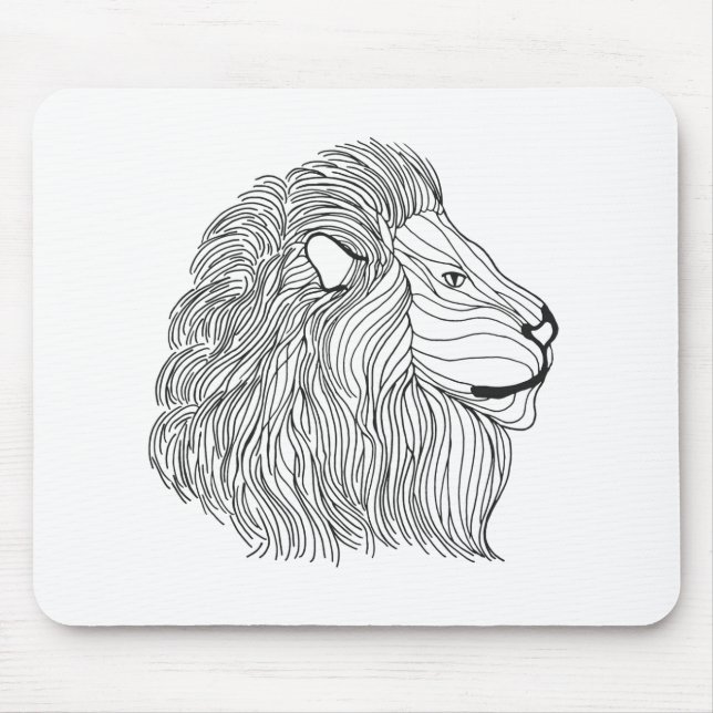 Tapis De Souris Chef inspiré 5 de lion (Devant)