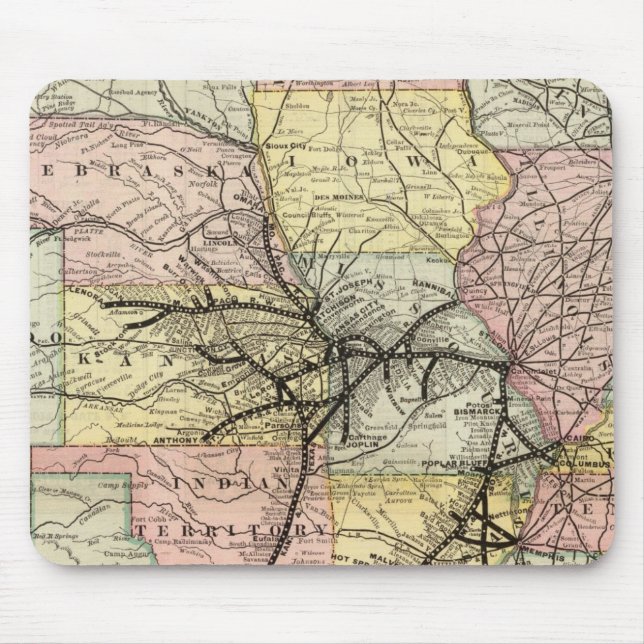 Tapis De Souris Chemin de fer Pacifique du Missouri (Devant)