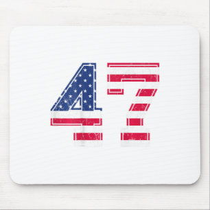 Tapis De Souris Chemise 47 Anniversaire Drapeau Usa Maillot Équipe
