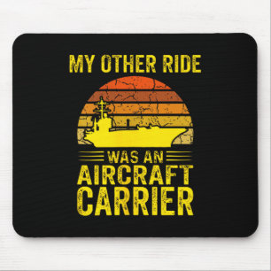 Tapis De Souris Chemise Autre Véhicule Porte-Avions Marine
