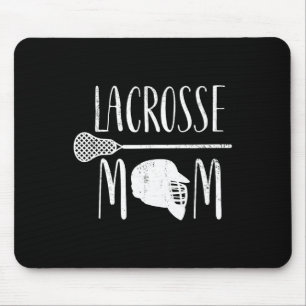 Tapis De Souris Chemise Cadeau Lacrosse Maman Femmes Lax Vintage