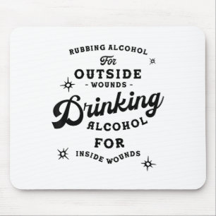 Tapis De Souris Chemise Citation Drôle Nick Miller_ Citation Alcoo