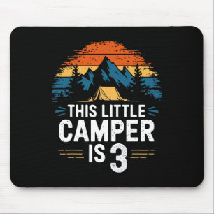 Tapis De Souris Chemise de camping pour les 3 ans des enfants Cam