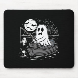 Tapis De Souris Chemise de pêche Halloween Éffrayant Fantôme Pêche