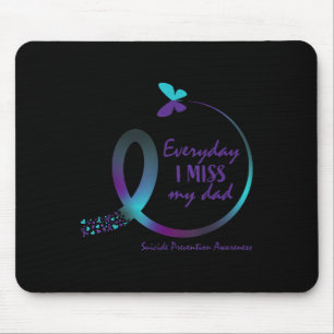 Tapis De Souris Chemise de sensibilisation au suicide Papa Aimant