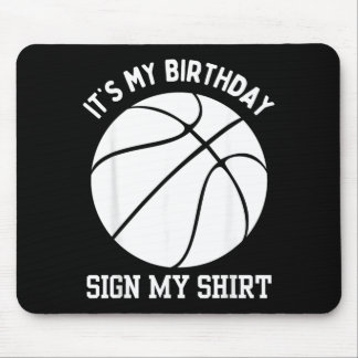 Tapis De Souris Chemise de signe d'anniversaire amateurs de baseba