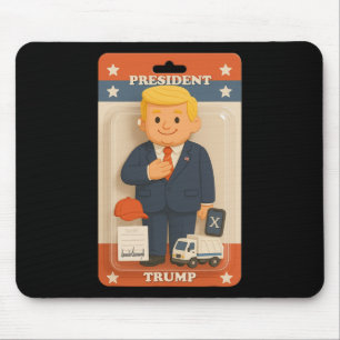 Tapis De Souris Chemise de tendance de figurine d'action Trump mig
