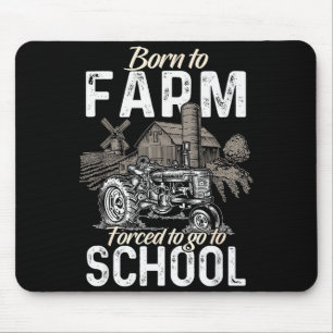 Tapis De Souris Chemise drôle d'agriculteur hommes tracteur garçon
