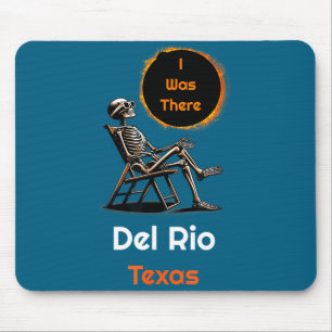 Tapis De Souris Chemise Éclipse Solaire Del Rio Texas
