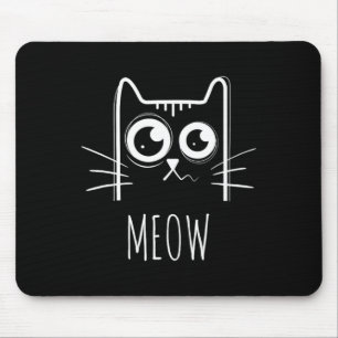Tapis De Souris Chemise Meow Chat Meow Kitty Cute Chats Maman Et C