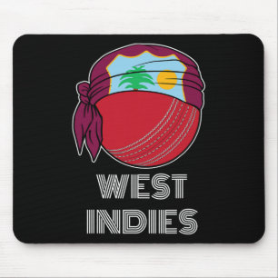Tapis De Souris Chemise pour fans de cricket des Indes occidentale