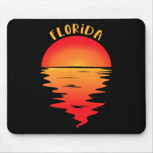 Tapis De Souris Chemise Vintage Florida Beach Sunset - T Shirt Vac