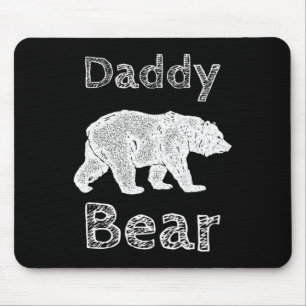 Tapis De Souris Chemises De Camping Pour Hommes Drôle Papa Ours T 