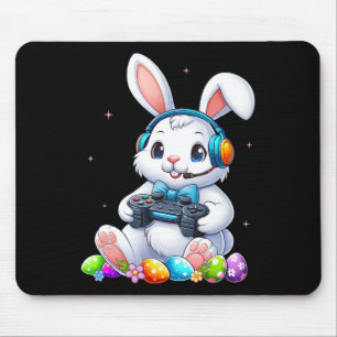 Tapis De Souris Chemises de Pâques Lapin Oeuf Drôles Garçons Fille