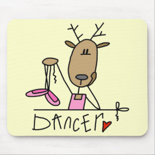 Tapis De Souris Chemises et cadeaux de rennes danseurs