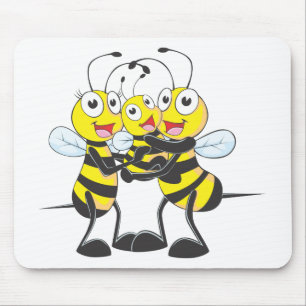 Tapis De Souris Chemises faites sur commande : Chemises heureuses