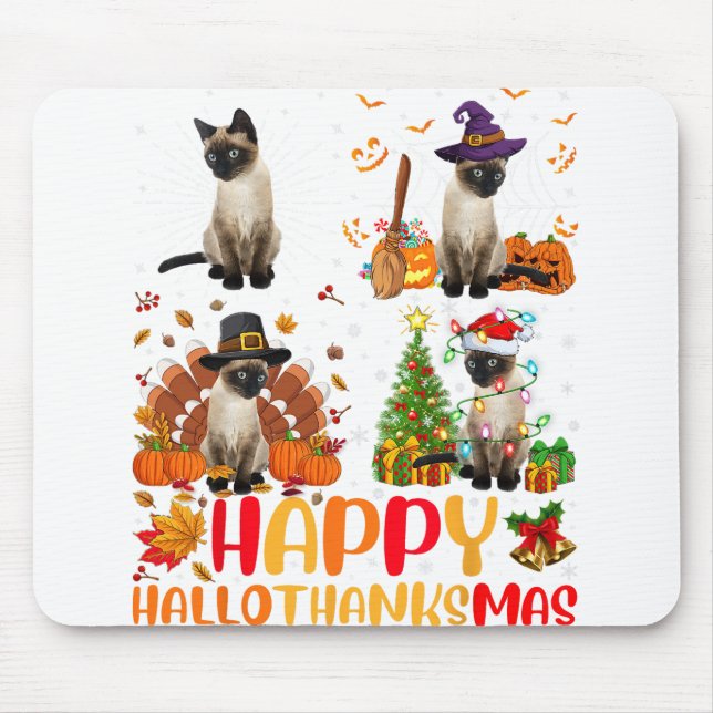 Tapis De Souris Chemises Halloween Femmes Hommes Enfants Halloween (Devant)