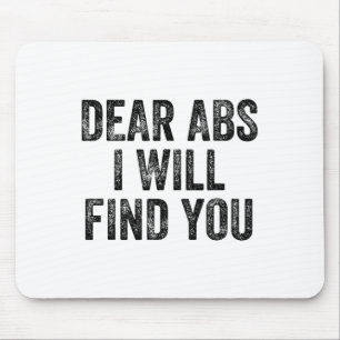 Tapis De Souris Cher Abs Je Vous Trouverai Gym Haltérophile Cultur
