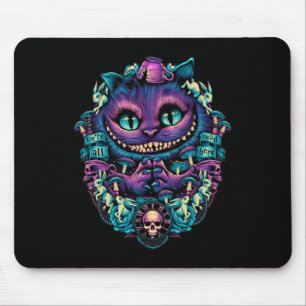 Tapis De Souris Cheshire Chat Chemise Alice Au Pays Des Merveilles