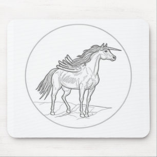 Tapis De Souris Cheval ailé 🐴