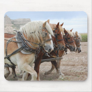 Tapis De Souris Cheval américain de travail