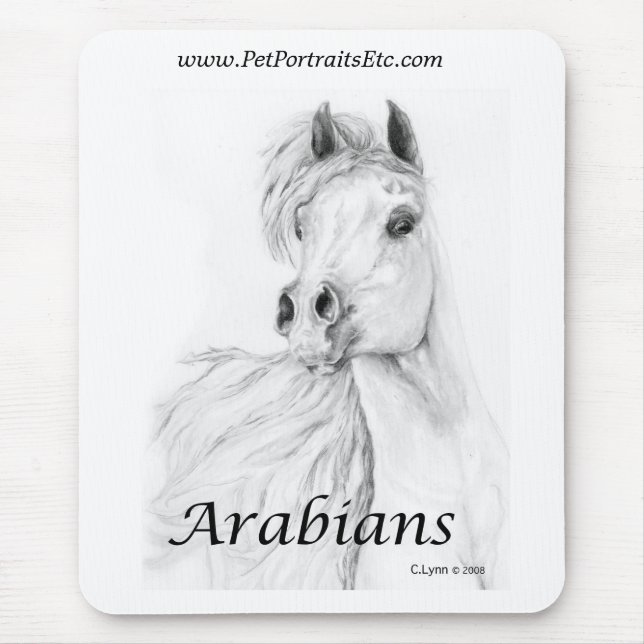 Tapis De Souris Cheval Arabe (Devant)