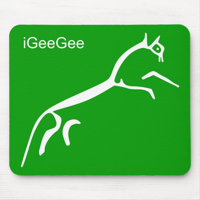 Tapis De Souris Cheval Blanc (Château d'Uffington) - GeeGee (Devant)