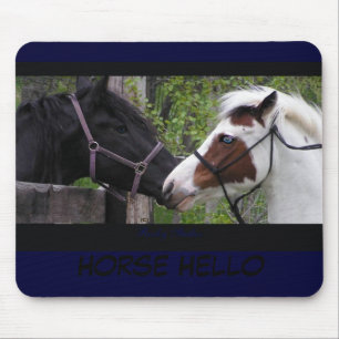 Tapis De Souris Cheval bonjour Mousepad
