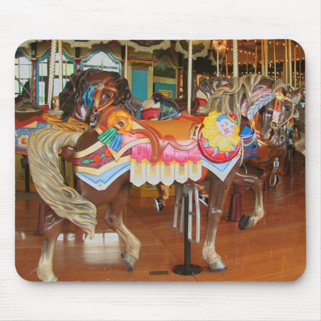 Tapis De Souris Cheval de carrousel (Devant)